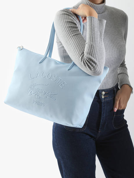 Handtas L.12.12 Concept Lacoste Blauw l.12.12 concept NF4747SJ ander zicht 1